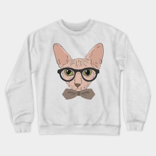 old cat Crewneck Sweatshirt